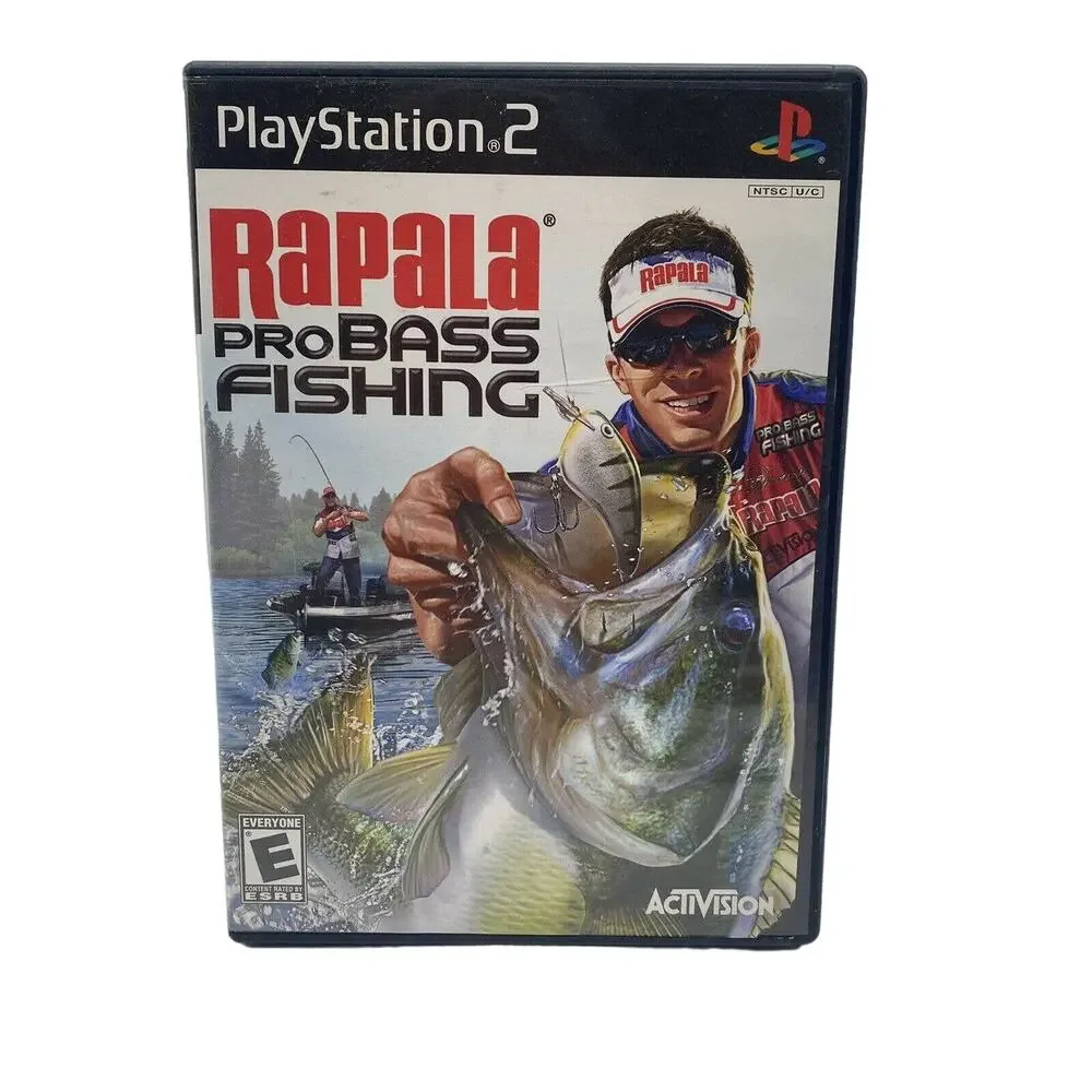 Rapala Pro Bass Fishing (PlayStation 2, PS2) Tested Used